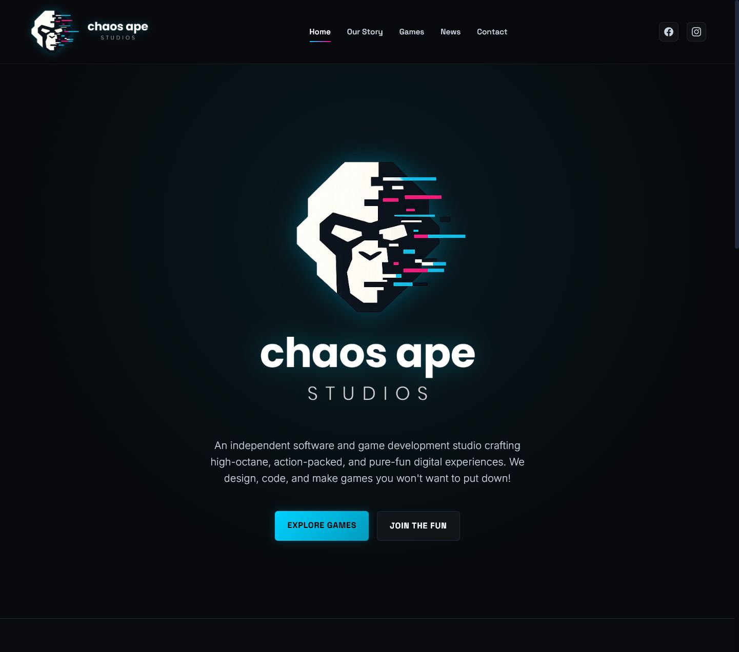 Chaos Ape Studios Launches Its New Website featured image